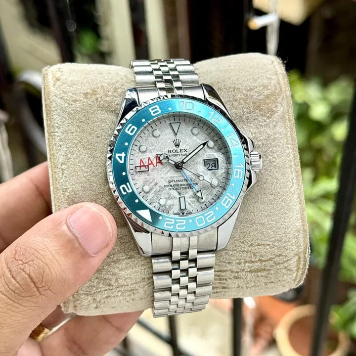 View 1 of Rolex GMT II Silver 41MM Automatic