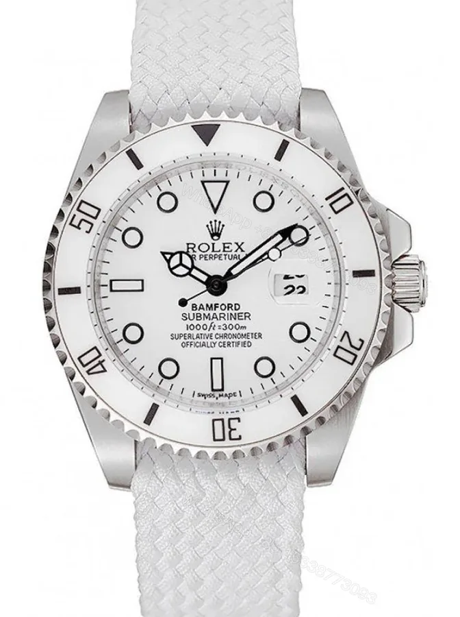 View 1 of Replica Rolex Submariner White Dial 1453867