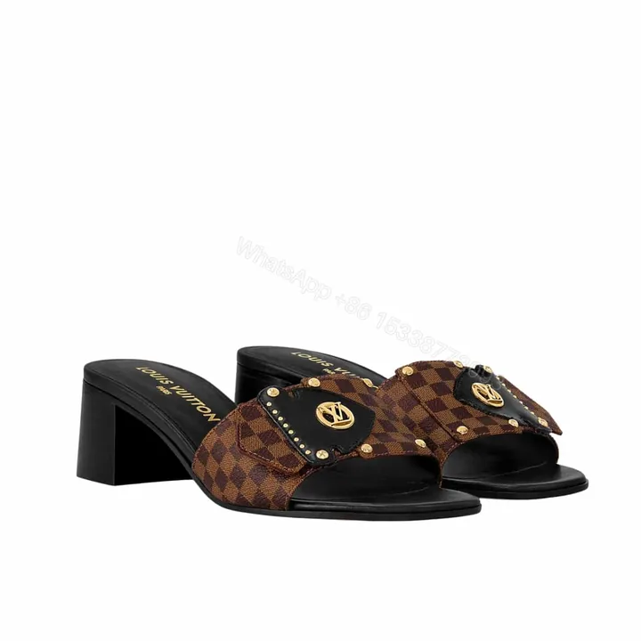 View 1 of LOUIS VUITTON LV FRAME MULES CACAO BROWN 1AHMGI