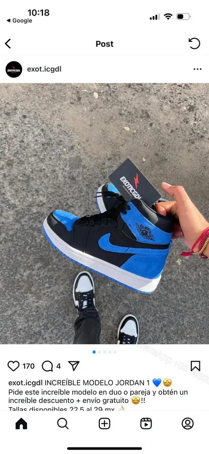 View 1 of FIRST COPY AIR JORDANS RETRO 1 HIGH ROYAL REIMAGINED