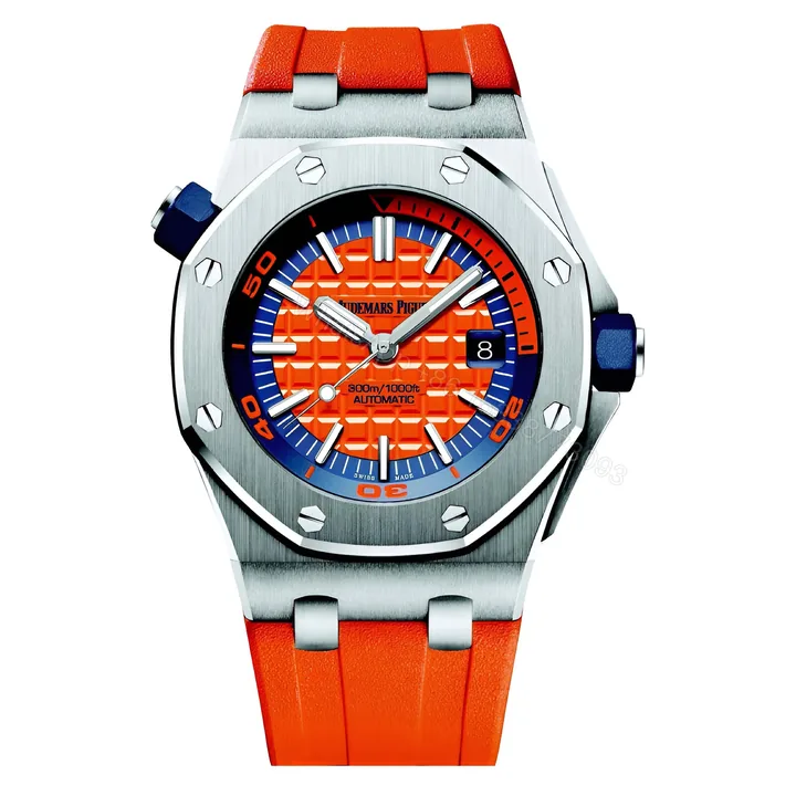 View 1 of Orange Fake Audemars Piguet