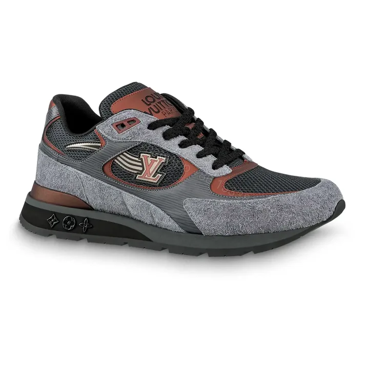 View 1 of LOUIS VUITTON RUN AWAY SNEAKERS IN GREY AND BLACK – LSVT359
