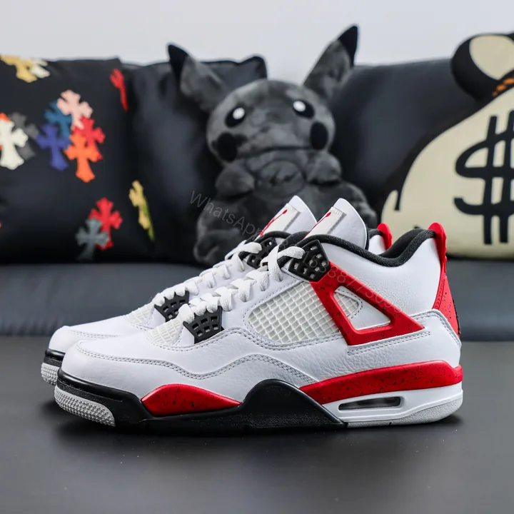 View 1 of Air Jordan 4 Retro Red Cement Reps