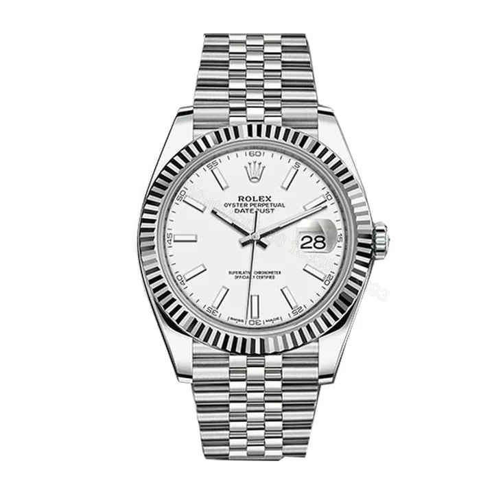 View 1 of Rolex Datejust 126334WSJ White Dial Jubilee Super Clone