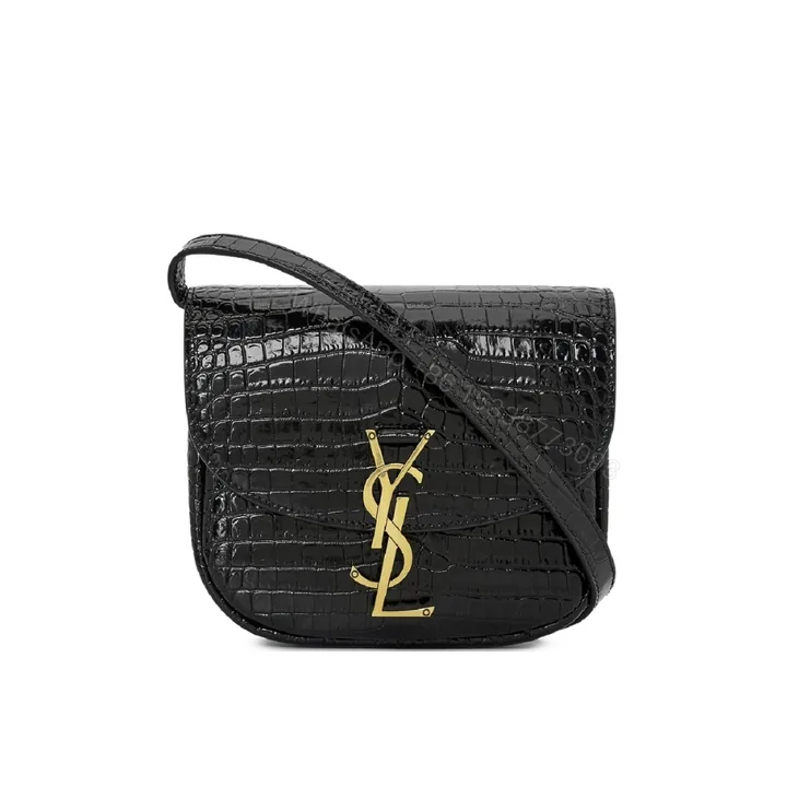 View 1 of Saint Laurent Kaia Small Satchel Shoulder Bag Black 17Cm