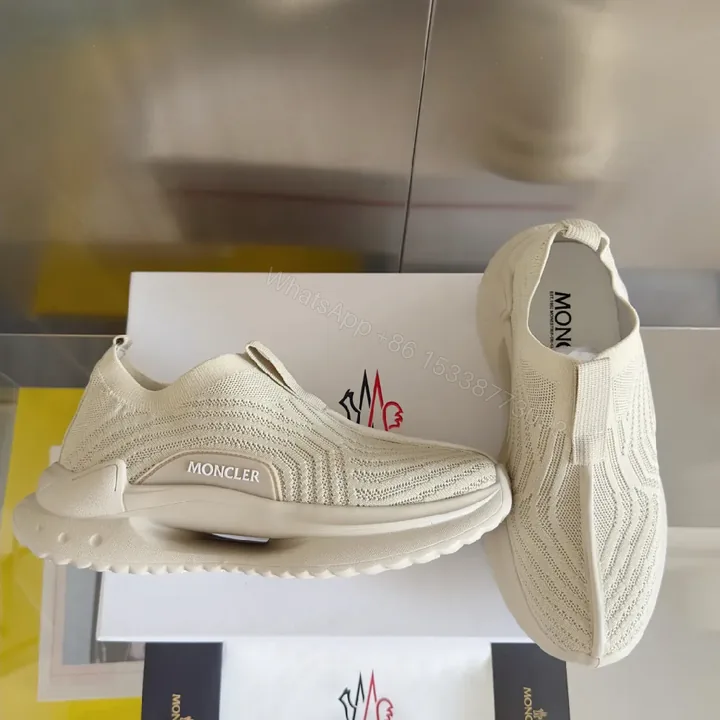 View 1 of Neutral Knit Luxe Sneakers: Light Weight, All-Day Comfort