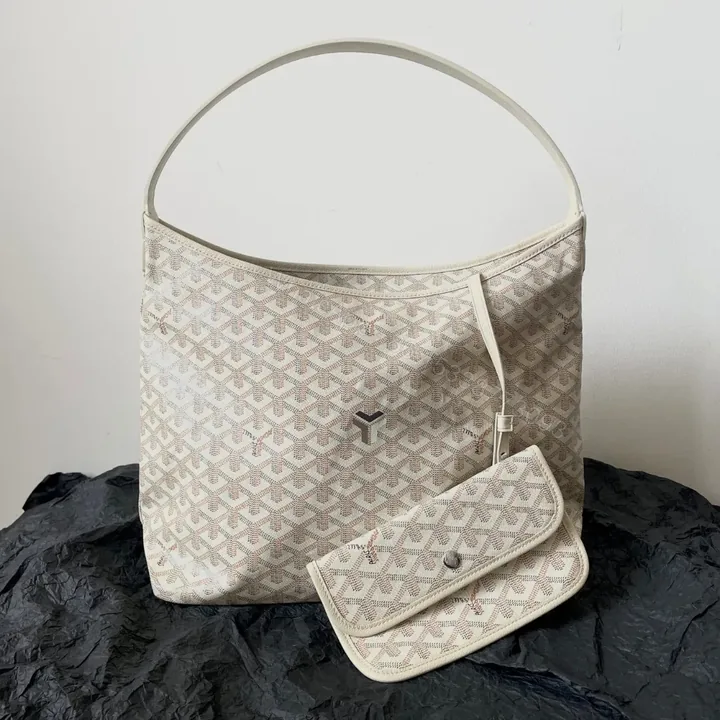 View 1 of GOYARD Goyardine Boheme Hobo White