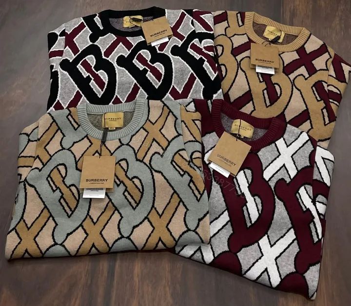 View 1 of FIRST COPY BURBERRY EXCLUSIVE ROUND NECK SWEATERS