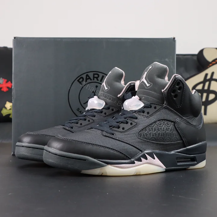 View 1 of Air Jordan 5 Off Noir Reps