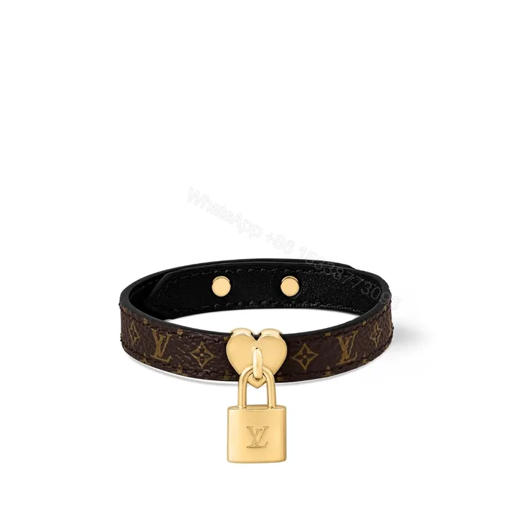 View 1 of Louis Vuitton Lock Me In Love Bracelet Monogram Brown M4264Z