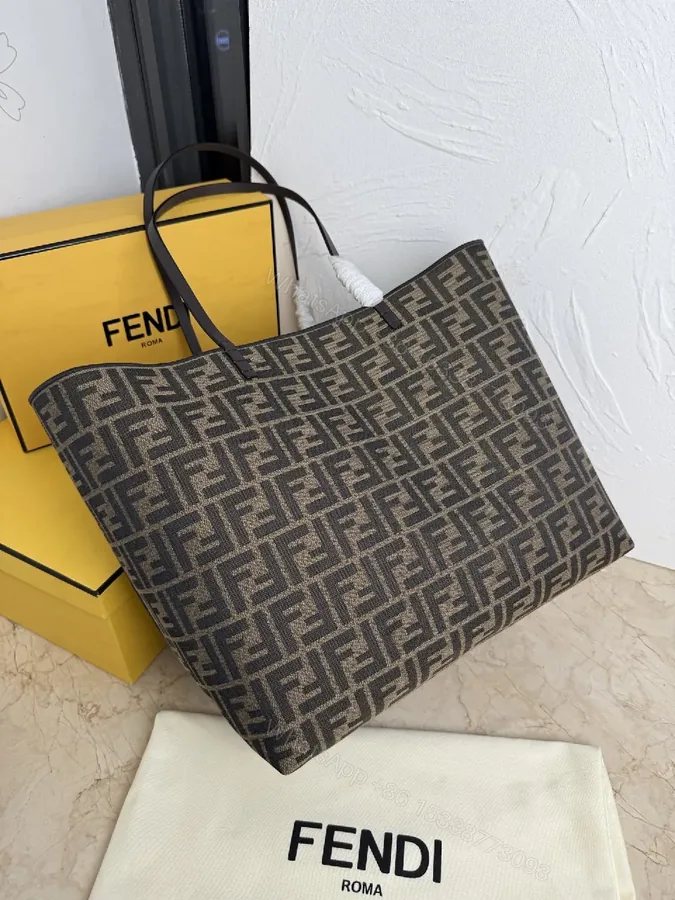 View 1 of Monogram Tote: Luxe Everyday Carry-All with Signature Pattern