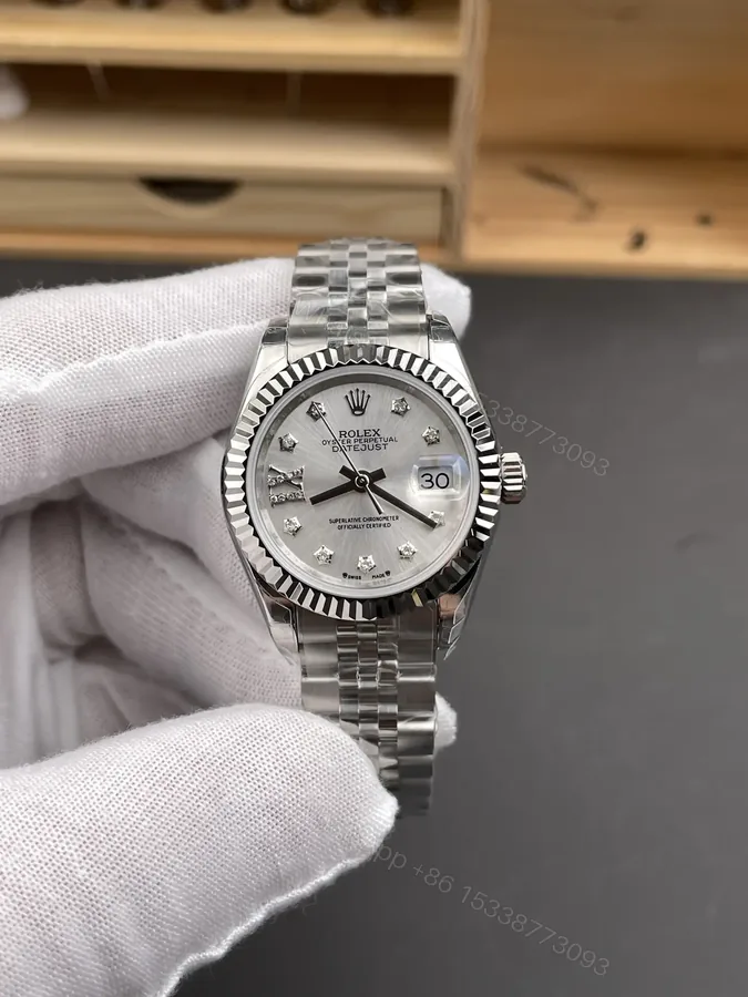 View 1 of Rolex Datejust 31 Stainless Steel Fluted Oyster Silver 178274-0025