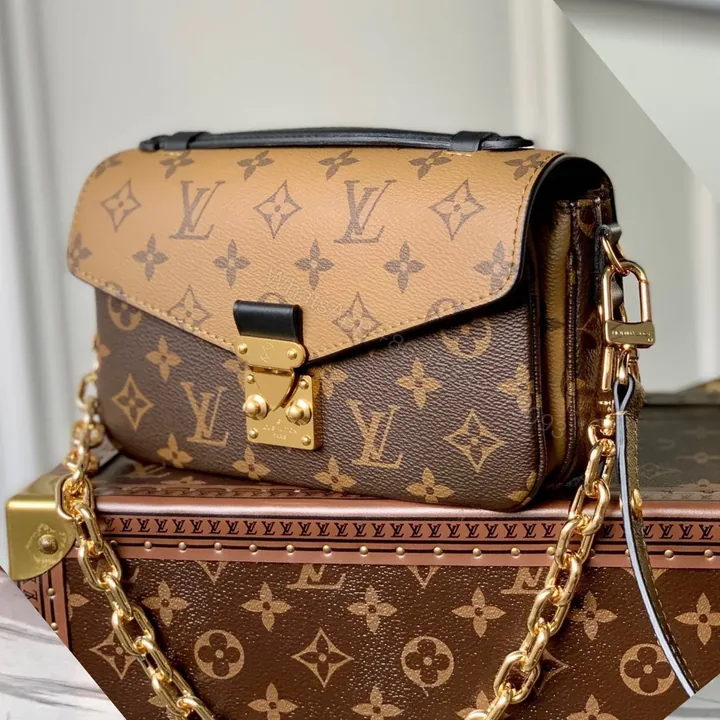 View 1 of Louis Vuitton LV Metis Mini Monogram Like Auth Handbags 21.5×13.5x6cm