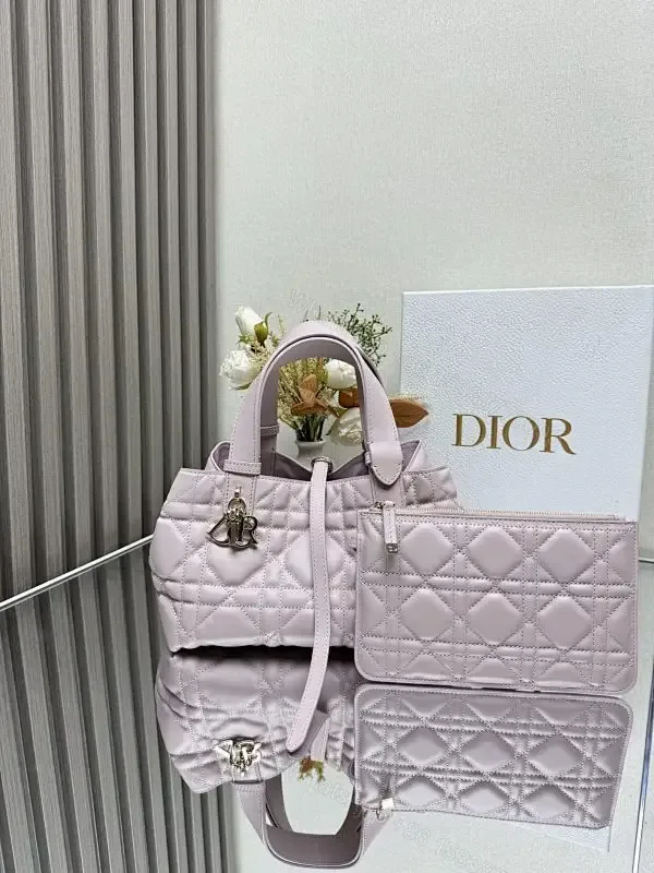 View 1 of Lilac Quilted Handbag Set — Luxe Everyday Chic, 2-Piece