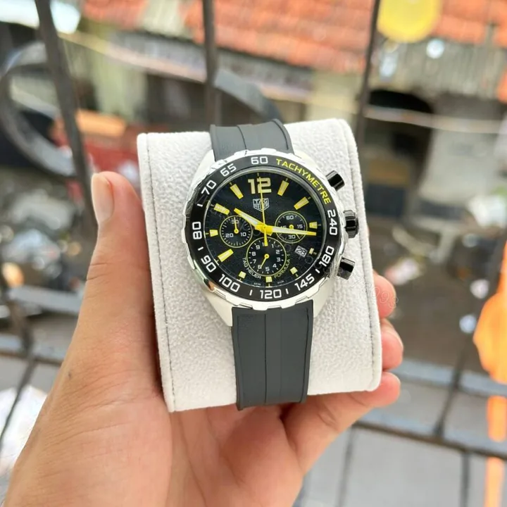 View 1 of Tag Heuer Carrera Formula 1 Black-Silver 43MM Quartz