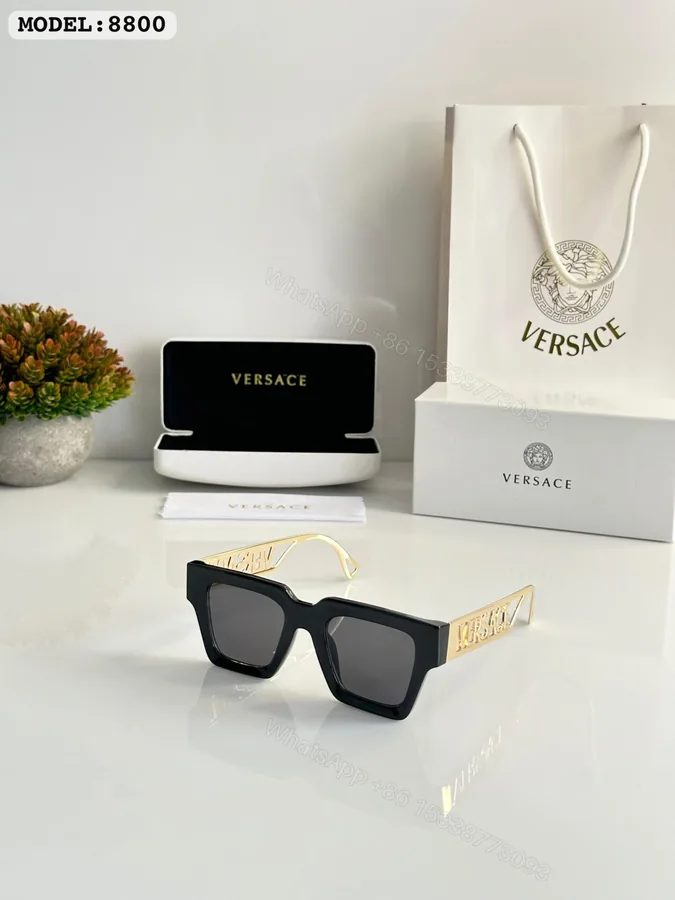 View 1 of Versace 8800 Square Black Shades