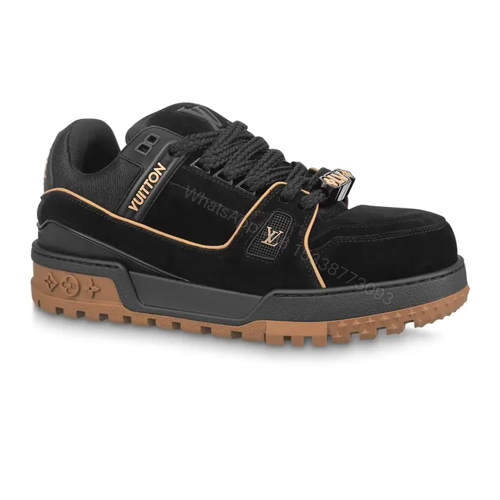 View 1 of LOUIS VUITTON LV TRAINER MAXI SNEAKERS IN BLACK– LSVT332