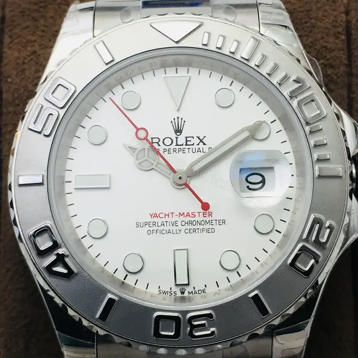 View 1 of Rolex Yacht-Master 40mm Silver Dial Oyster Bracelet Premium Edition 116622-0002