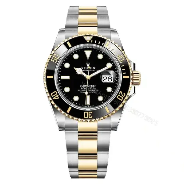 View 1 of Rolex Submariner Date 126613LN Super Clone : Two-Tone Black Dial 41mm Oyster