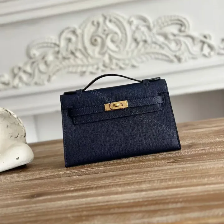 View 1 of HN MINI POCHETTE 22 IN NAVY BLUE