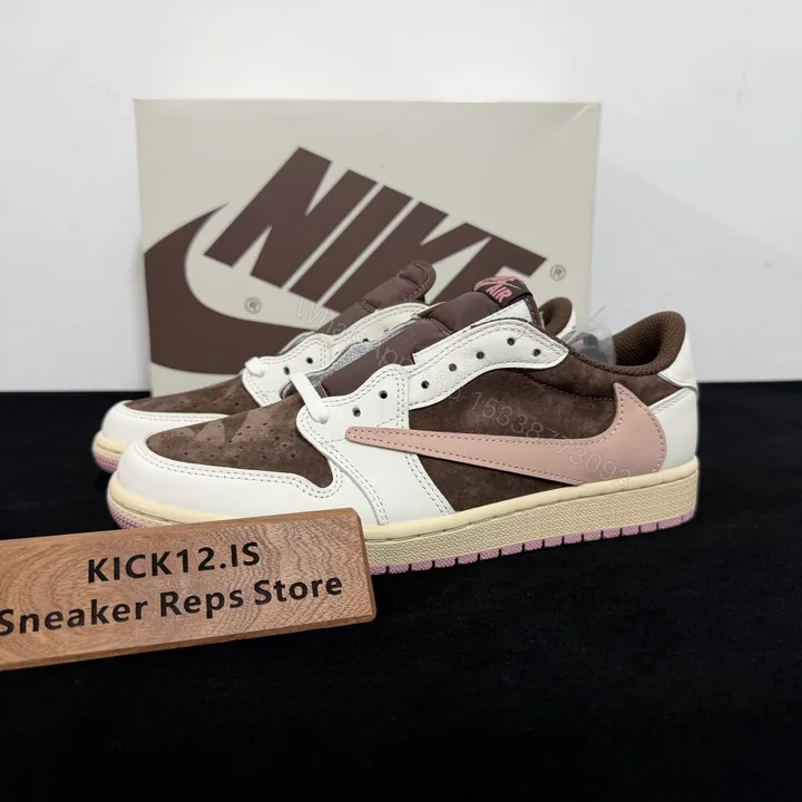 View 1 of Travis Scott x Air Jordan 1 Low OG Dark Pony