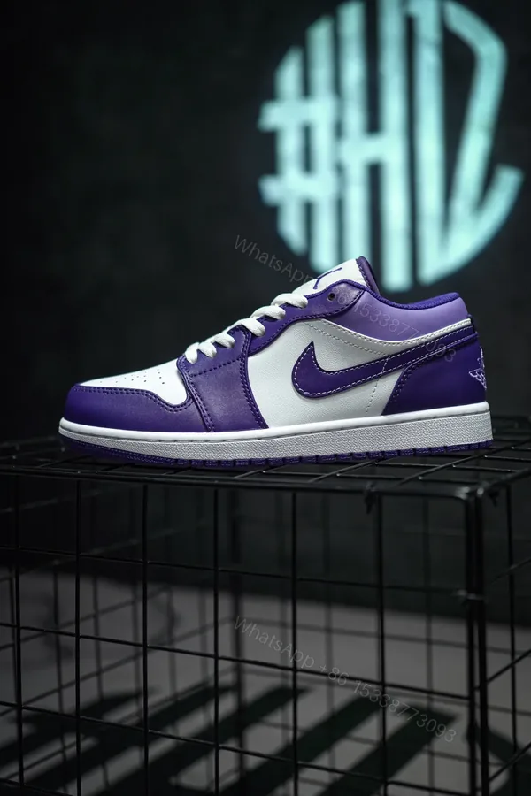 View 1 of Jordan 1 Low Sky J Purple Replica