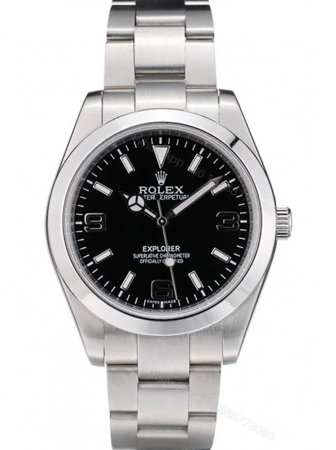 View 1 of Superclone Rolex Explorer Black Dial 42002