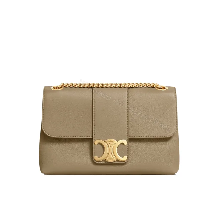 View 1 of CELINE MEDIUM VICTOIRE BAG IN SUPPLE GRAINED BROWN SEPIA 25CM 115853FDU 18BS