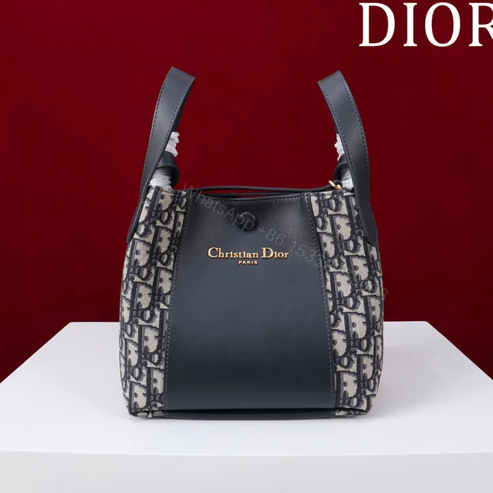View 1 of Dior Medium Signature Bucket Bag