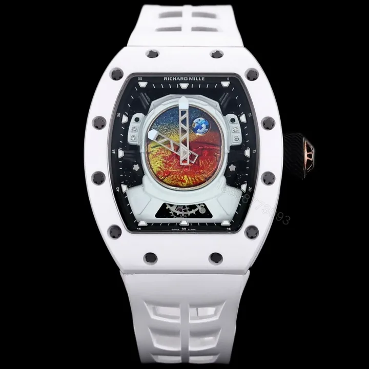 View 1 of Richard Mille RM52-05 Pharrell Williams Mars Mission Watch Automatic Skeleton Aerospace Design Premium Edition RM-RM52-05-PW-MARS-SKL