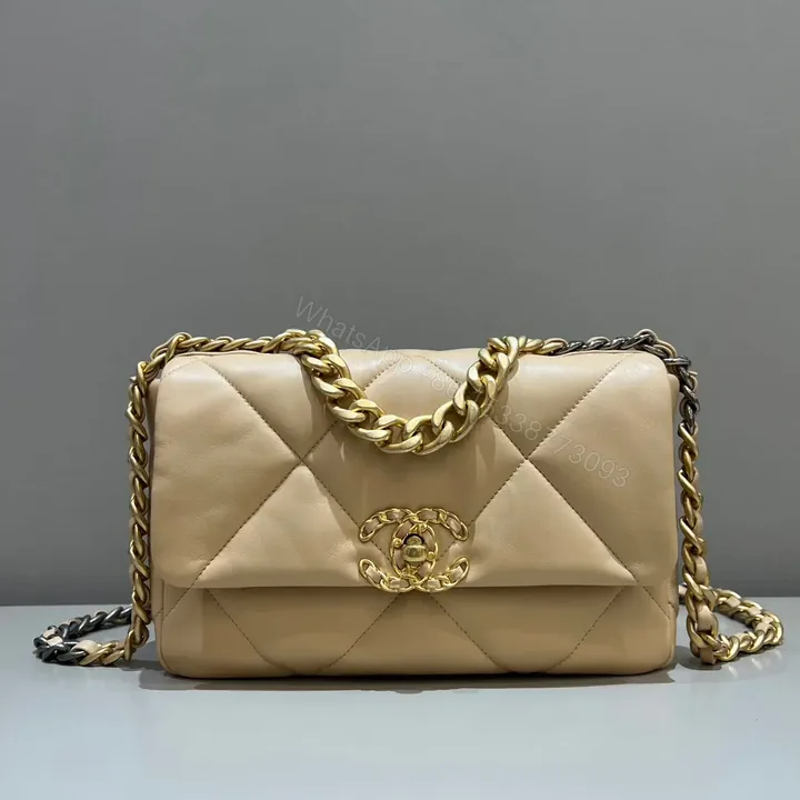 View 1 of Chanel 19 Bag Small Beige