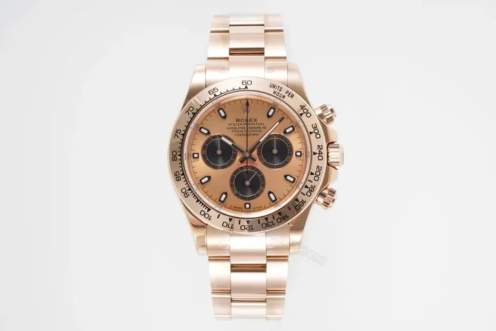 View 1 of JF Factory Clean Factory KING Rolex Daytona 4130 Rose Gold Watch