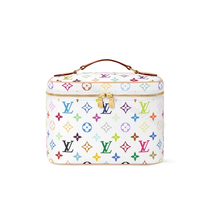 View 1 of Louis Vuitton X Takashi Murakami Nice BB Multicolored White 24Cm M28340