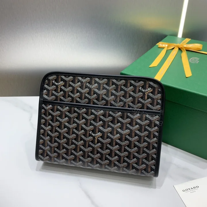 View 1 of 高仿Goyard*JOUVEN1多功能洗漱手拿包黑色小號免檢版