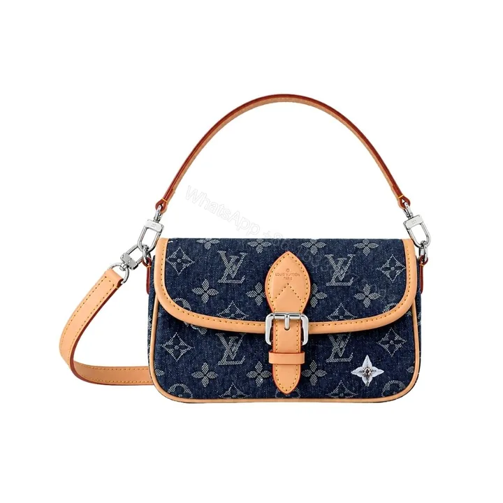 View 1 of Louis Vuitton Nano Diane Blue Denim 19Cm