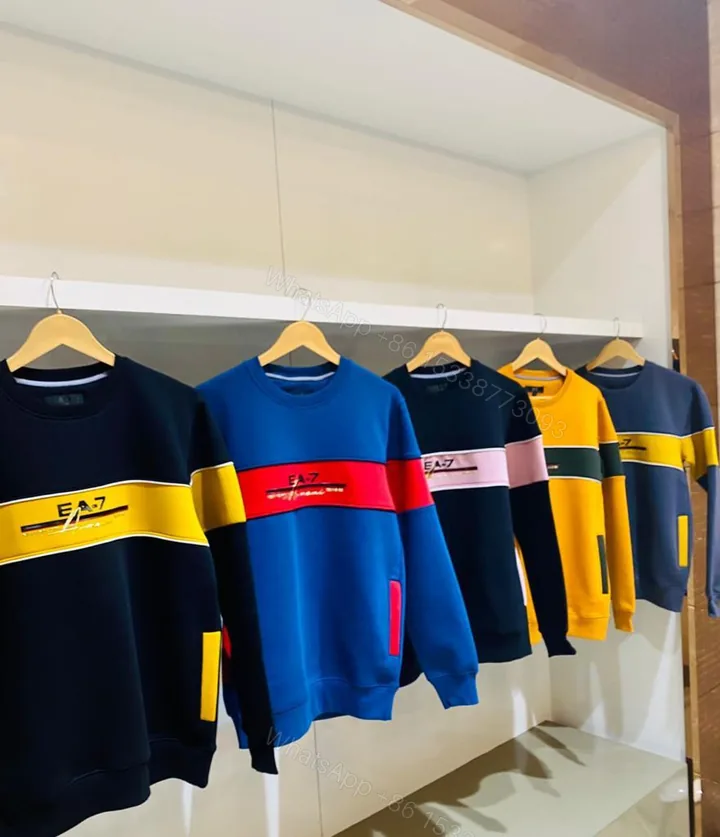 View 1 of First Copy Armani Premium Quality Round Neck Sweatshirt