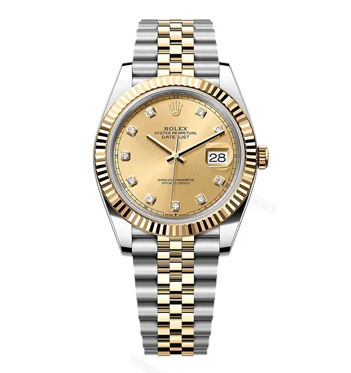 View 1 of Rolex Datejust Champagne Diamond Dial 126333-0012 41 mm