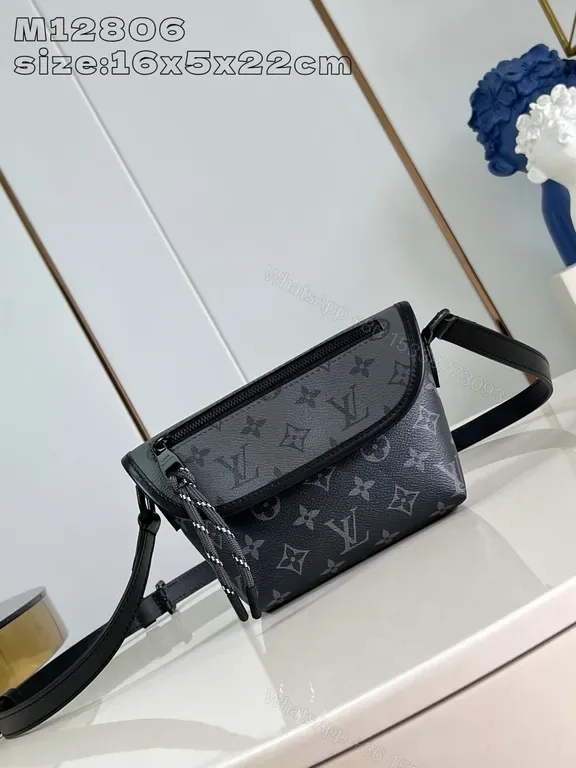 View 1 of Compact LV Motif Crossbody Bag â€” Everyday Luxury