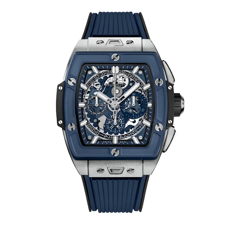 View 1 of Hublot Titanium Blue Ceramic 642.NL.7170.RX Replica
