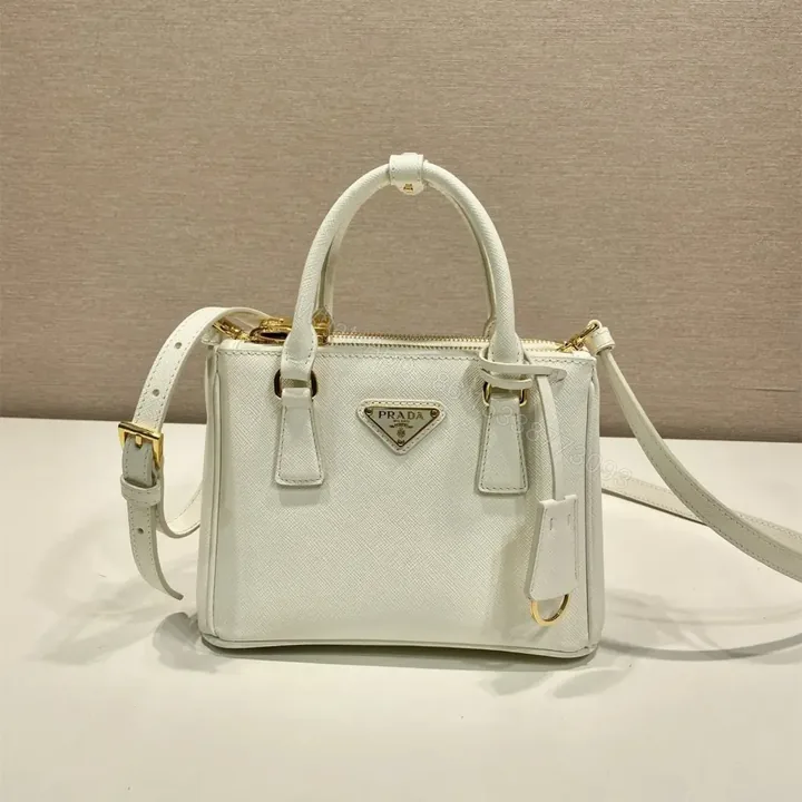 View 1 of 高仿Prada*Galleria系列1BA907手提包Mini白色免檢版