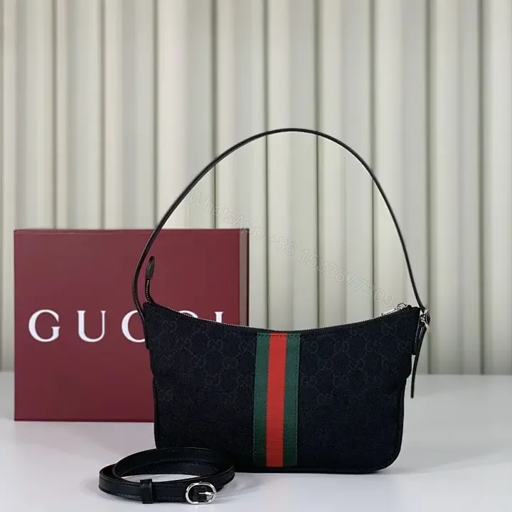 View 1 of Effortless Chic Monogram Bag: Lightweight, Signature Stripe, Crossbody