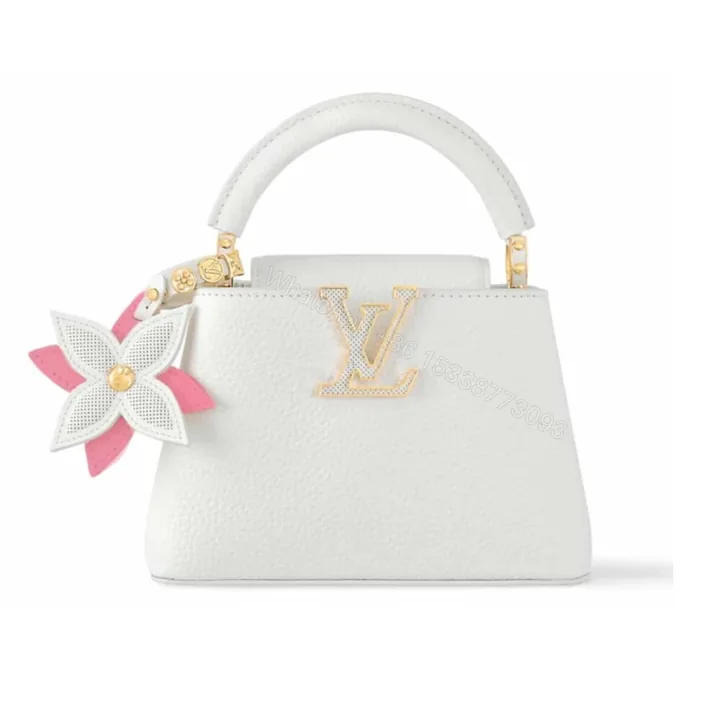 View 1 of Louis Vuitton Capucines Mini Bag Snow White 20Cm M21416