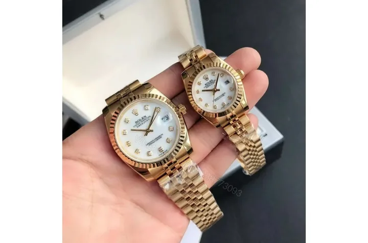 View 1 of Replica Rolex Datejust RG/RG Jub White/Dial 36/28 mm