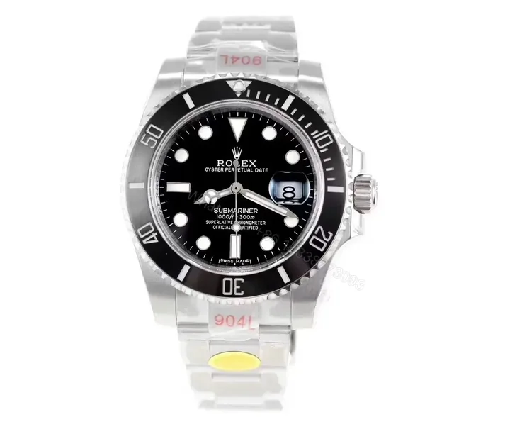 View 1 of DJ Factory Clean Factory Rolex Submariner Black Dial Steel Watch