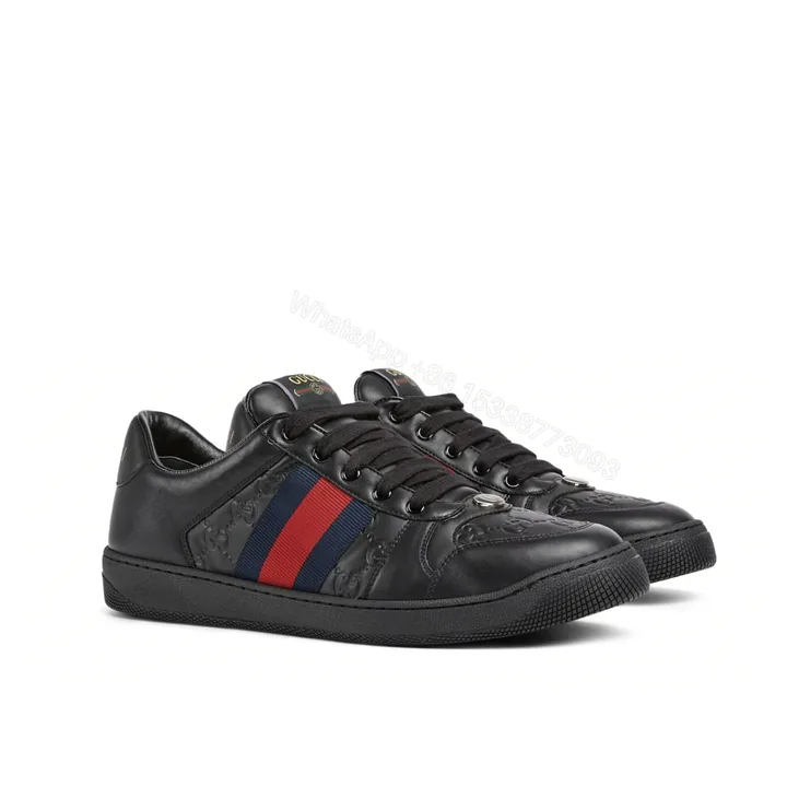 View 1 of Gucci Men Screener Sneaker Black