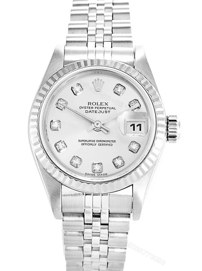 View 1 of Replica Rolex Datejust White Dial 79174 26 mm