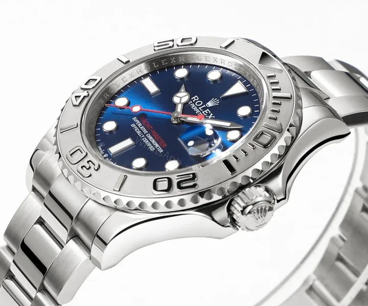 View 1 of AR Factory Clean Factory Rolex Yacht-Master 40mm Blue Dial Stainless