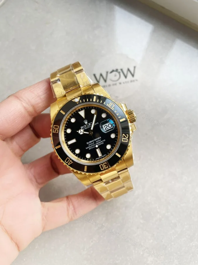 View 1 of VSF FACTORY 1:1 Rolex Submariner Date 41mm 126613 LN BEST EDITION YG 904L Black Dial Swiss 3235