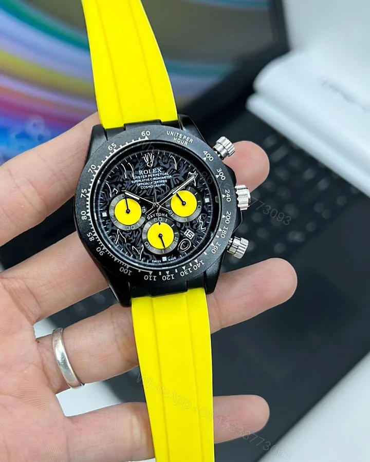 View 1 of Rolex Daytona DiW Edition Yellow 40mm Quartz