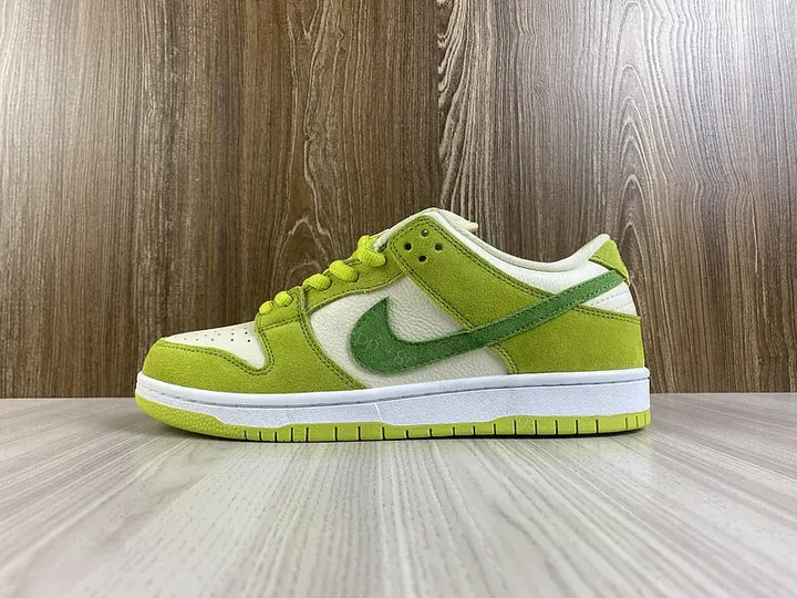 View 1 of Neon Lime Nike-Style Low Sneakers: Bold Comfort